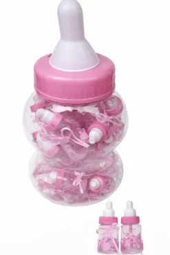Babyfles mega roze - 30 stuks
