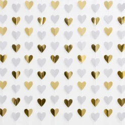 Backdrop Hartjes 180x200cm