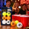 Ballen Beer pong meerkleurig 6 stuks