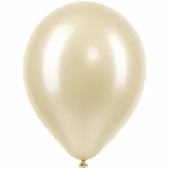 Ballonnen Metallic - Wit - 30cm - 10 stuks