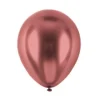 Ballonnen parelmoer metallic roségoud 30cm - 20 stuks