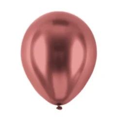 Ballonnen parelmoer metallic roségoud 30cm - 20 stuks