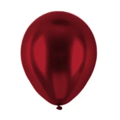 Ballonnen parelmoer metallic rood 30cm - 20 stuks