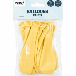 Ballonnen Pastel - Geel - 30cm - 10 stuks