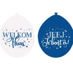 Ballonnen Welkom thuis - 8 stuks
