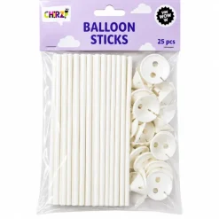 Ballonstokjes 25 stuks