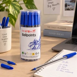 Balpennen blauw 24 stuks