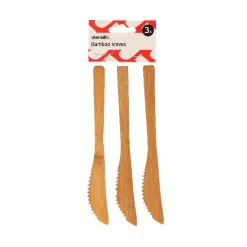 Bamboe messen 3 stuks