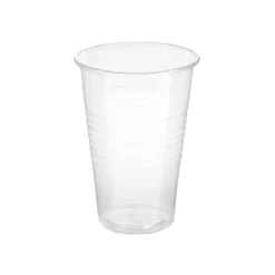 Bekers plastic wit – 50 stuks (200 ml)