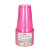 Bekers plastic XL roze – 20 stuks (480 ml)