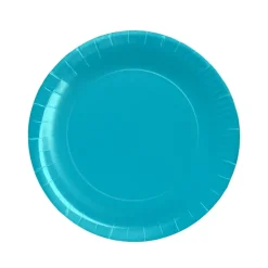 Bord papier blauw 8 st