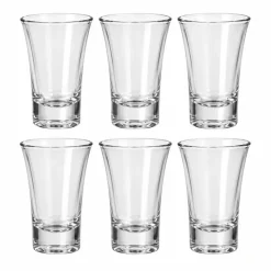 Borrelglazen transparant 40 ml - 6 stuks