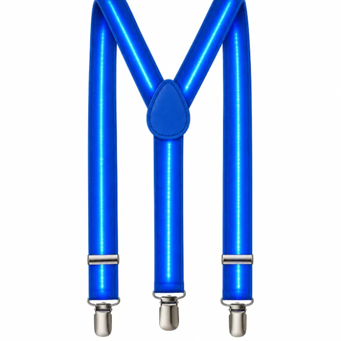 Bretels blauw led licht
