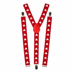 Bretels hartjes rood