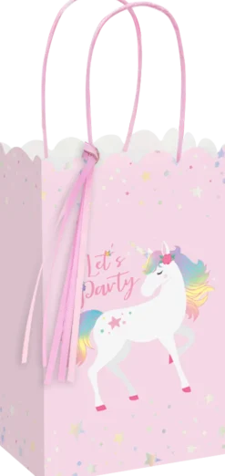 Cadeautasjes - 4 stuks - Unicorn