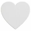 Canvas hart wit