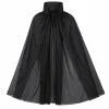 Cape Halloween zwart kindermaat