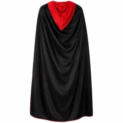 Cape Halloween zwart/rood maat S