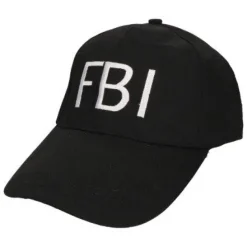 Cap FBI zwart