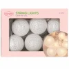 Cottonball lichtsnoer wit 10 ballen 2m