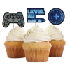 Cupcake toppers Level-Up