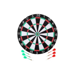 Dartbord met pijlen
