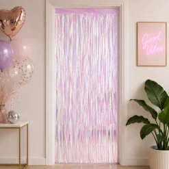 Deurgordijn folie holografisch - 80 x 180 cm