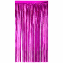 Deurgordijn folie roze 80cm x 180cm