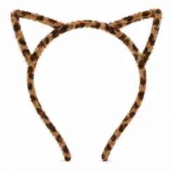 Diadeem kattenoortjes zwart/bruin