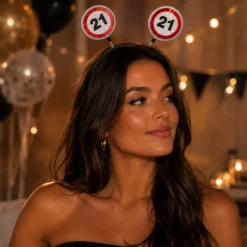 Diadeem verkeersbord 21 jaar