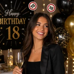 Diadeem verkeersbord 18 jaar