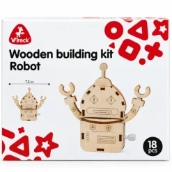DIY Houten Bouwrobot Naturel Ruimte