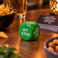 Dobbelsteen fun koken/eten groen 1 stuk