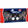 Drankspel Shot pong 2 ballen 6 shotglazen