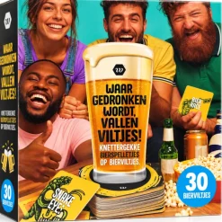 Drankspel waar gedronken wordt vallen viltjes