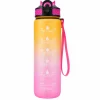 Drinkfles kleurverloop geel/roze druppels