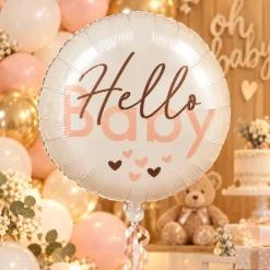 Folieballon Hello baby - 45 cm