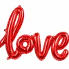 Folieballon Love rood