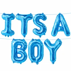 Folieballonnen slinger It's a boy