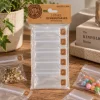 Glazen flesjes transparant 10ml 6 stuks