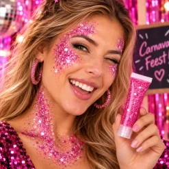Glittergel roze 14ml