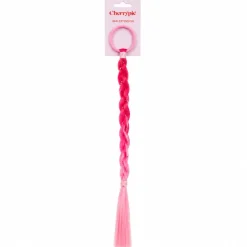 Haarextension met parels roze
