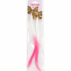 Haarextensions met vlinder gradient 2 stuks