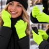 Handschoen Magic Met Vinger Neon Geel
