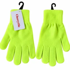 Handschoen Magic Met Vinger Neon Geel