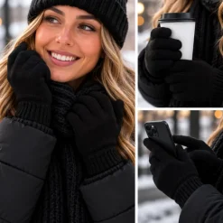 Handschoen Magic Met Vinger Zwart