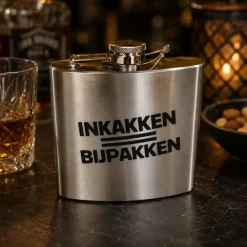 Heupfles Inkakken = Bijpakken