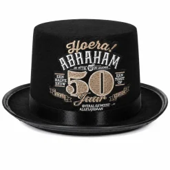 Hoge hoed Abraham 50 jaar