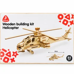 Houten Puzzel Helicopter