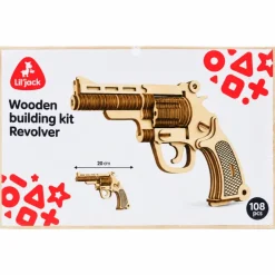 Houten Puzzel Revolver